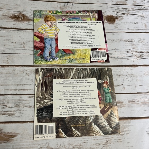 Magic School Bus Adventure Book Set Inside The Earth, Inside the Human Body - Picture 11 of 11